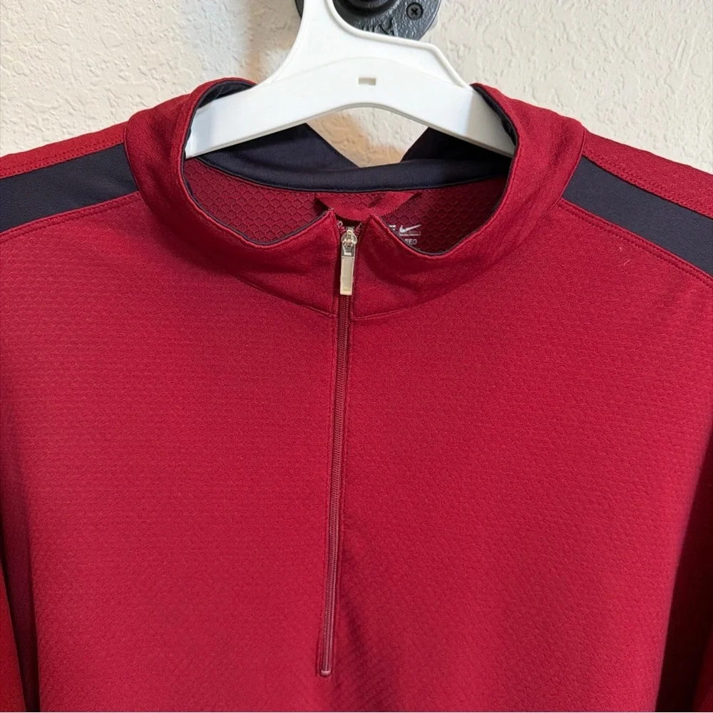Performance Athletic Heavyweight Big & Tall  Golf Dri-FIT Nike XXL Quarter Zip - Picture 3 of 10